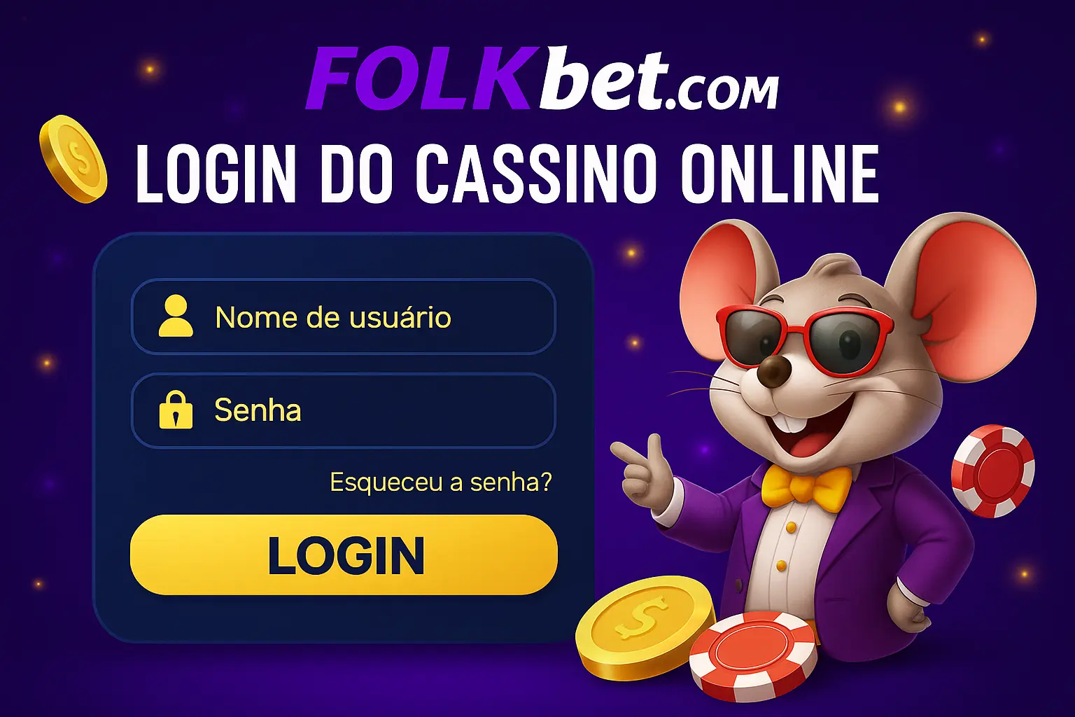 Login no Cassino FOLKBET.COM